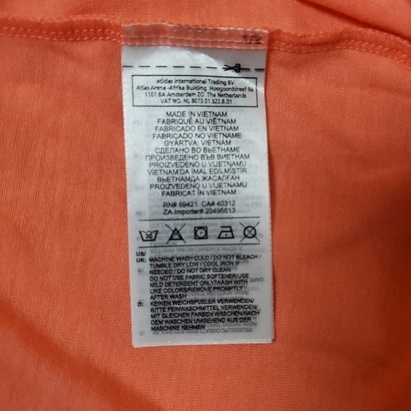 NWOT Reebok Orange Muscle Tee Size XL - Picture 5 of 7